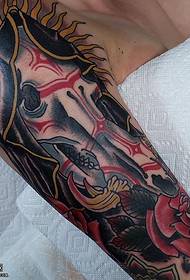 Váll pokol halál tetoválás minta