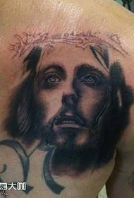 Na ramenu jesus tetovaža uzorak