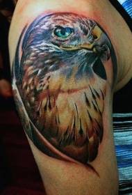 Uzorak tetovaža glave orla velike slave