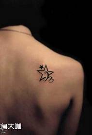 Плече зірка татуювання візерунок
