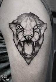 Isakhi sejometri yephethini le-tattoo tattoo