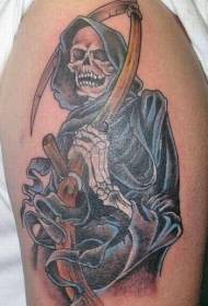 Häikäilemätön kuoleman tatuointikuvio