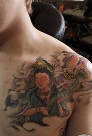Мальчики плечо классические красивые красивые картины татуировки Самантабхадра
