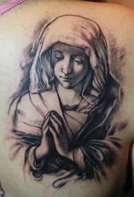 Spalla, gentilezza, immagine del tatuaggio sacro