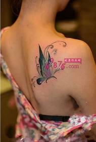 Beauty Scented Shoulder Butterfly Fashion Tattoo Picture