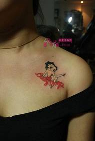 Illatos vállak aranyos szexi szépségápolási tetoválás képek