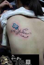 Tatuaggio di trifoglio spalla