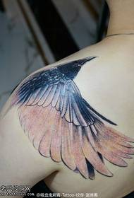 Swallowing swallow tattoo pattern