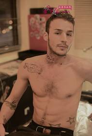 Europska i američka muška ramena engleske slike tetovaža