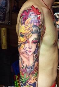 Isitayile saseJapan isitayela se-tattoo ye-mask