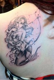 Prekrasna MM ramena samo prekrasna slika sirena tetovaža