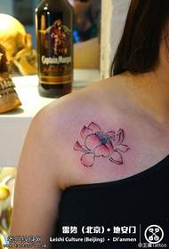 Pink Lotus Tattoo-Muster