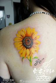 Summer erfrëschend Sonneblummen Tattoo Muster