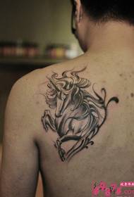 Gambar tato unicorn Éropa sareng Amérika