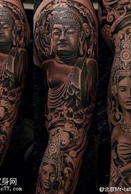 佛陀紋身圖案的真實氣氛