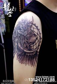 Indian Lion King tattoo patroon