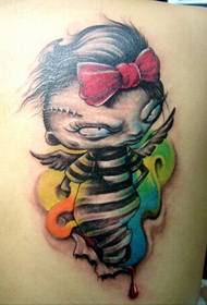 გოგონა cute cute elf tattoo ნიმუში სურათი მხარზე