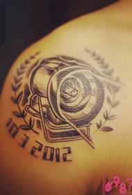 Shoulder engine tattoo picture picture