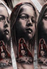 အိန်ဂျယ်ဘက်တီ tattoo ပုံစံ