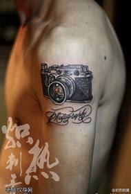 Hűvös kamera tetoválás minta