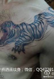 Ang sumbanan nga parisan sa tattoo sa tigre nga nagdagayday