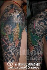Traditional classic prajna tattoo pattern