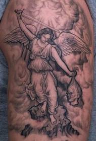 Dječaci rame klasična slika svetog ratnika tetovaža slika