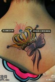 Geschilderd kroonboog tattoo patroon