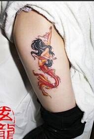 Imagem de tatuagem de sereia ombro bonito