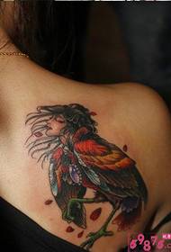Immagine di tatuaggio di spalla profumata alternativa avatar avatar di bellezza