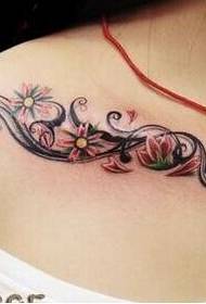 Ghualainn cailín íon pictiúr álainn tattoo bláth fíniúna HD HD