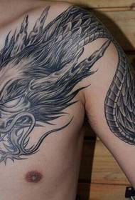 დომინირების shawl dragon tattoo სურათი