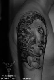 Padrão de tatuagem de Buda no ombro