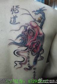 Modello di tatuaggio campana in stile cinese