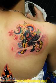 Pahu liʻiliʻi liʻiliʻi pua pua Aries tattoo pattern