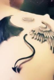 Ангел і диявол альтернативні фото татуювання