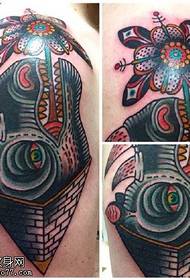 European and American classic shark tattoo pattern