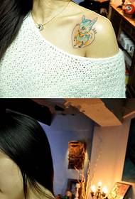 Temperamento Beauty Candy Deer spalla tatuaggio immagine