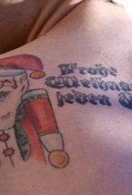 Creative Santa Claus Tattoo Bild