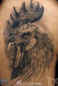 Big cock tattoo on the shoulder