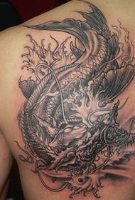 Dragon Totem -tatuointi Kuva rauhan symbolista