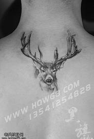 Kwechokwadi uye kwechokwadi deer tattoo maitiro