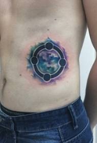 tattoo upande kiuno kiume wavulana upande kiuno rangi pete Tatoo
