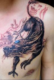 Nanchang Angel markako tatuaje erakustaldia Irudiak funtzionatzen du: Sorbalda Unicornioko tatuaje eredua