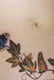 wzór tatuażu motyla