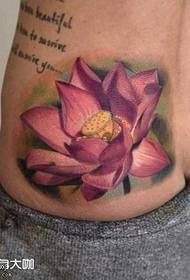 juosmens lotoso tatuiruotės modelis