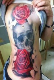 Fashionist's Rose Rose Twist Tattoo Pattern