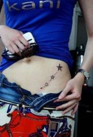 imfashini ubuhle obuncane belly star totem tattoo iphethini