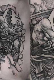 God Warrior Tattoo Pattern