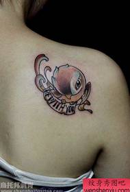 Swallow tattoo tatellano: Setšoantšo sa tattoo sa Swallow Tatartow